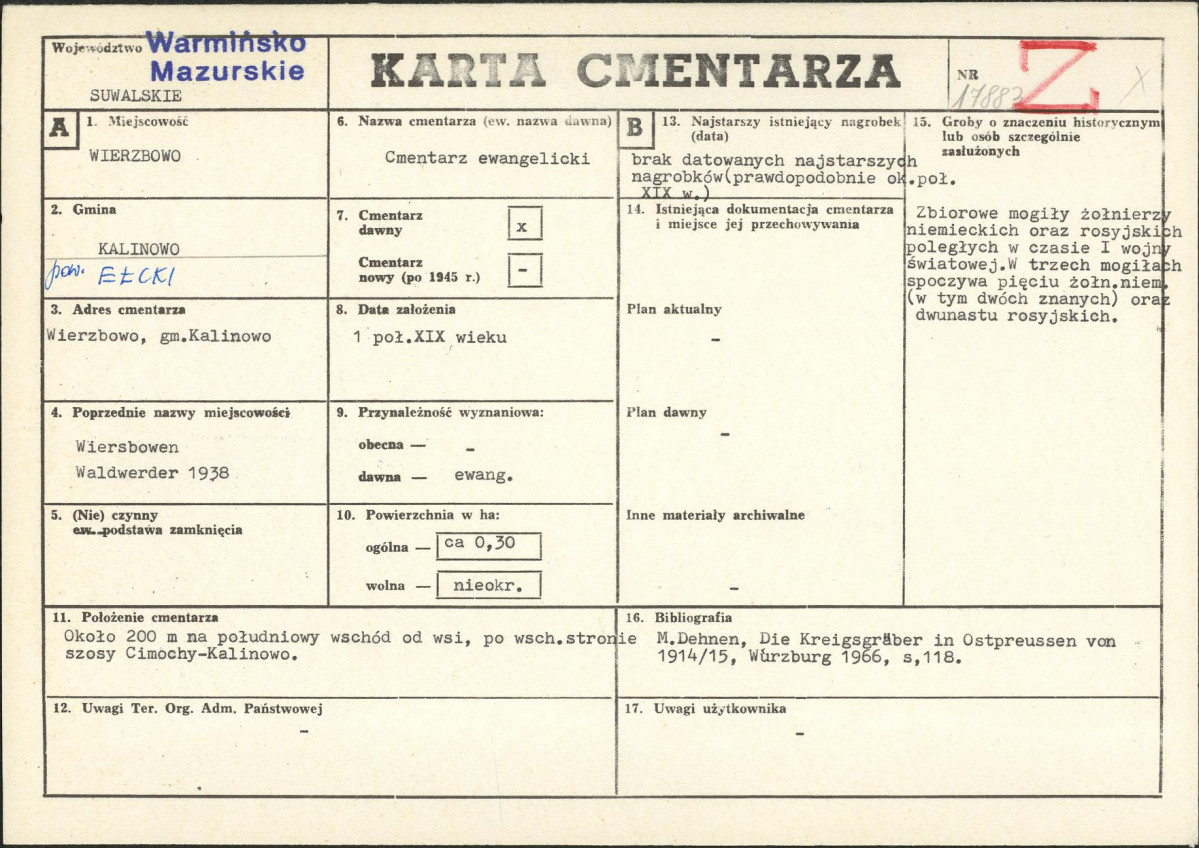 Karta cmentarza, skan nr 1