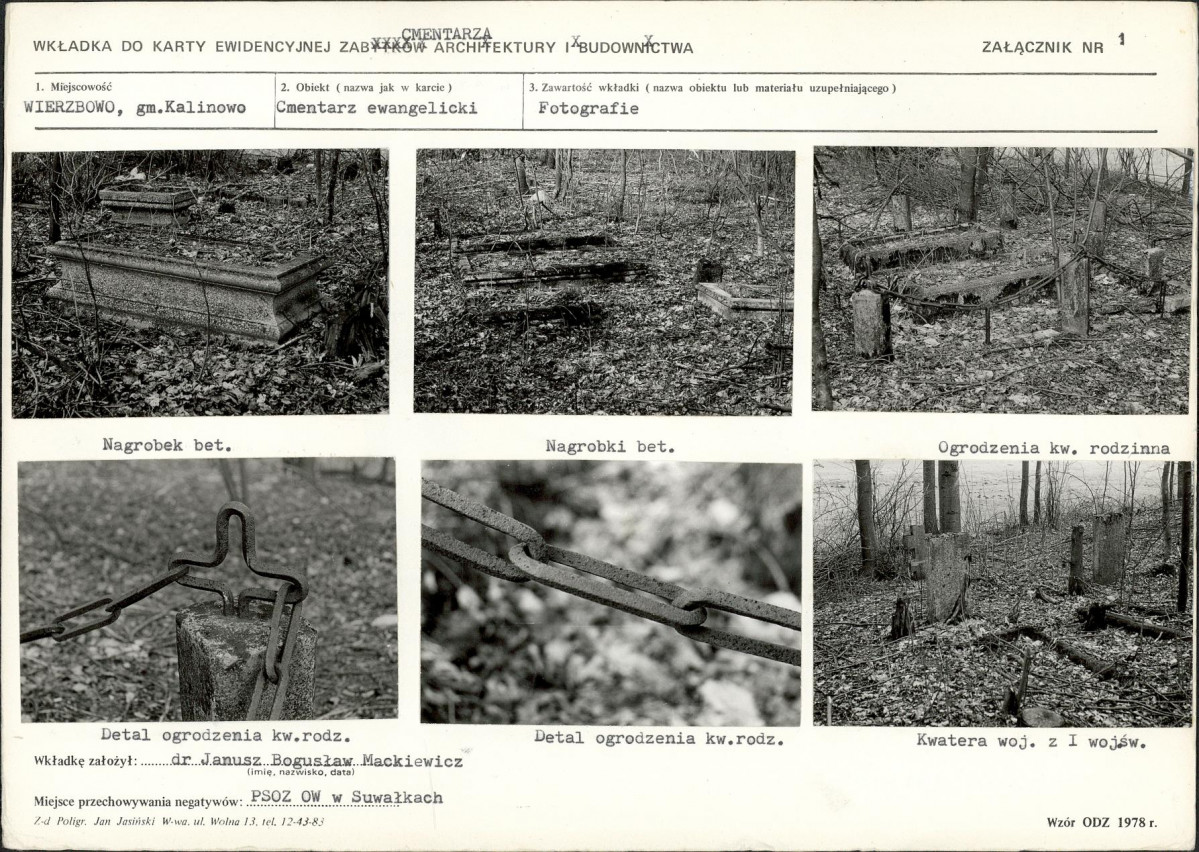 Karta cmentarza, skan nr 5