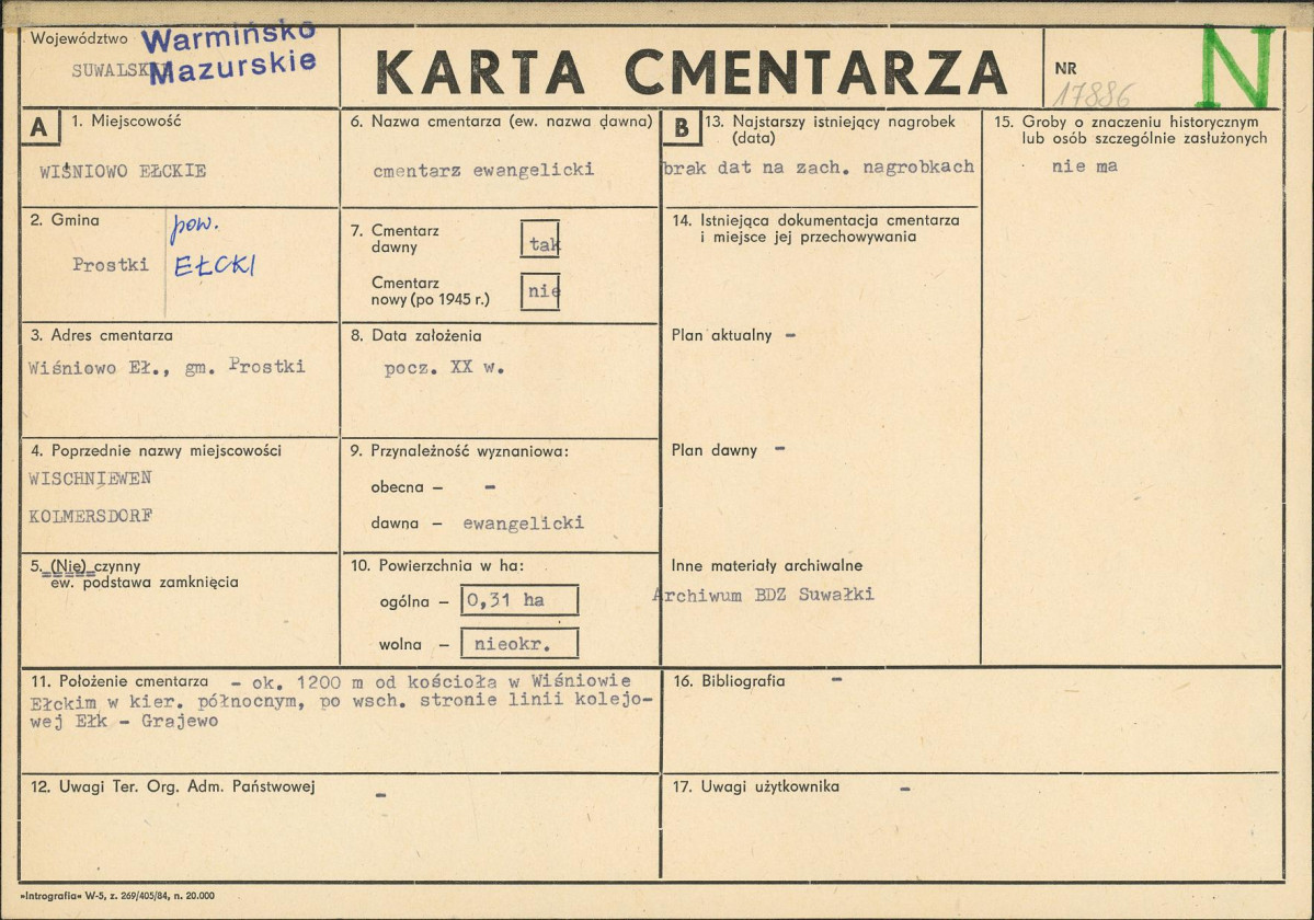 Karta cmentarza, skan nr 1