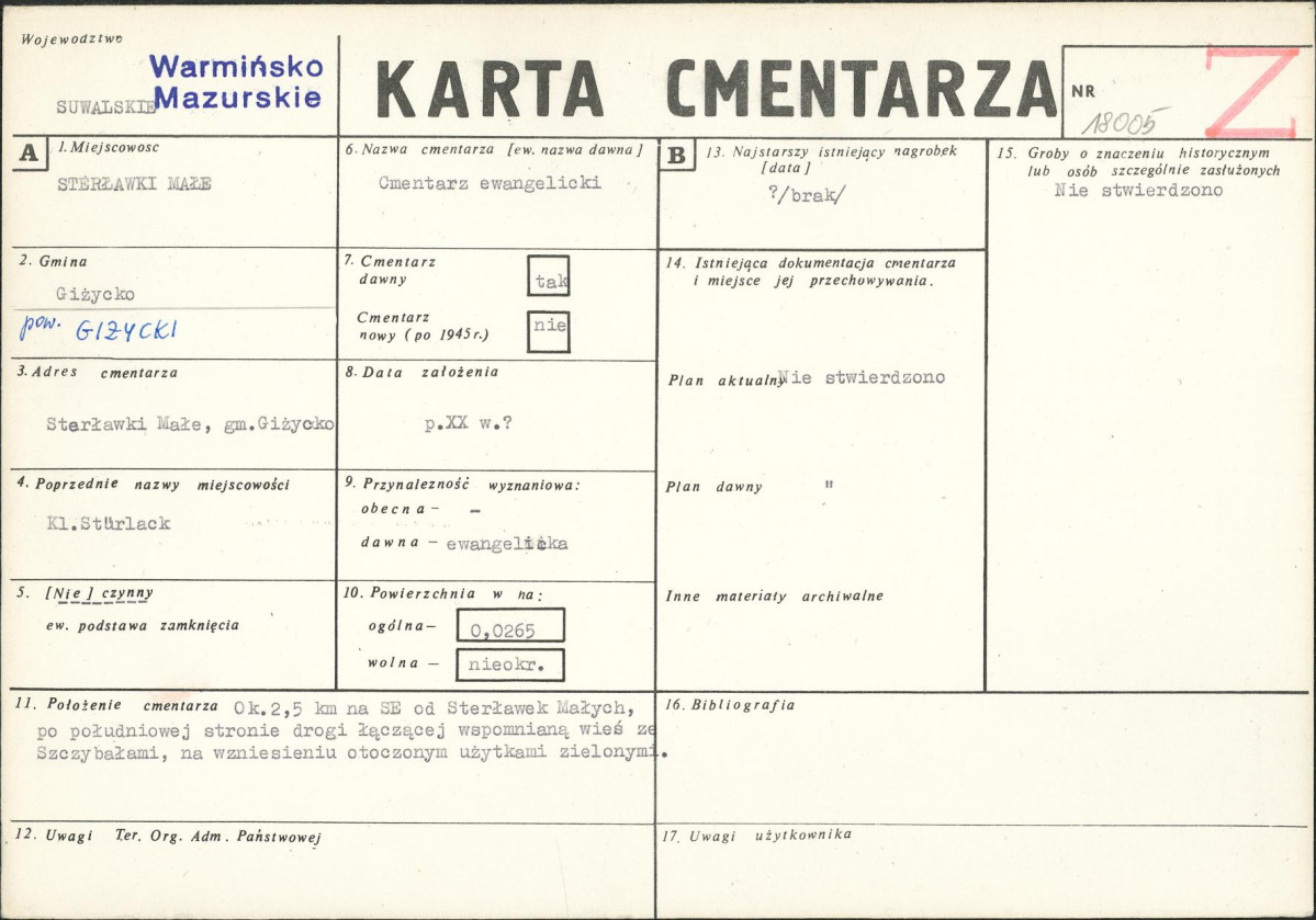 Karta cmentarza, skan nr 1