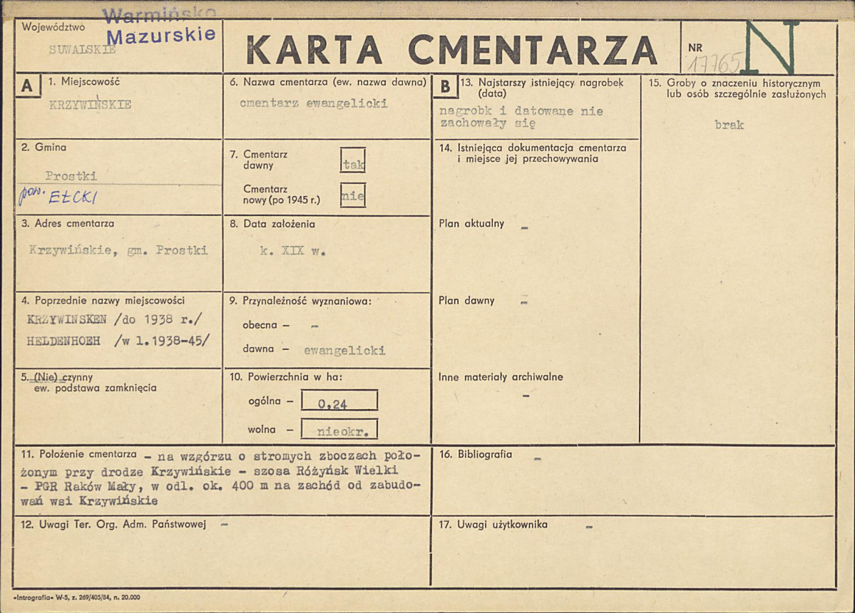 Karta cmentarza, skan nr 1