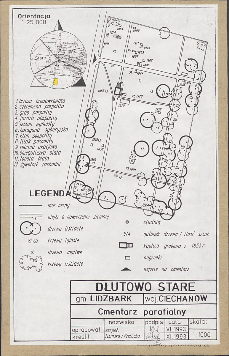 Karta cmentarza, skan nr 3