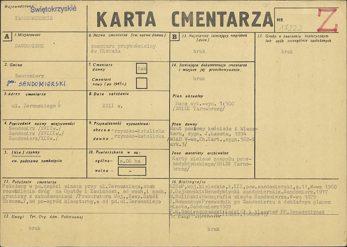 Karta cmentarza, skan nr 1