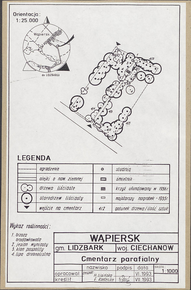 Karta cmentarza, skan nr 3
