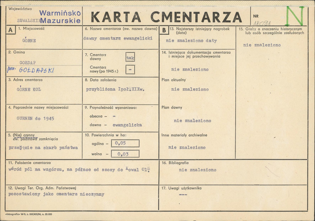 Karta cmentarza, skan nr 1