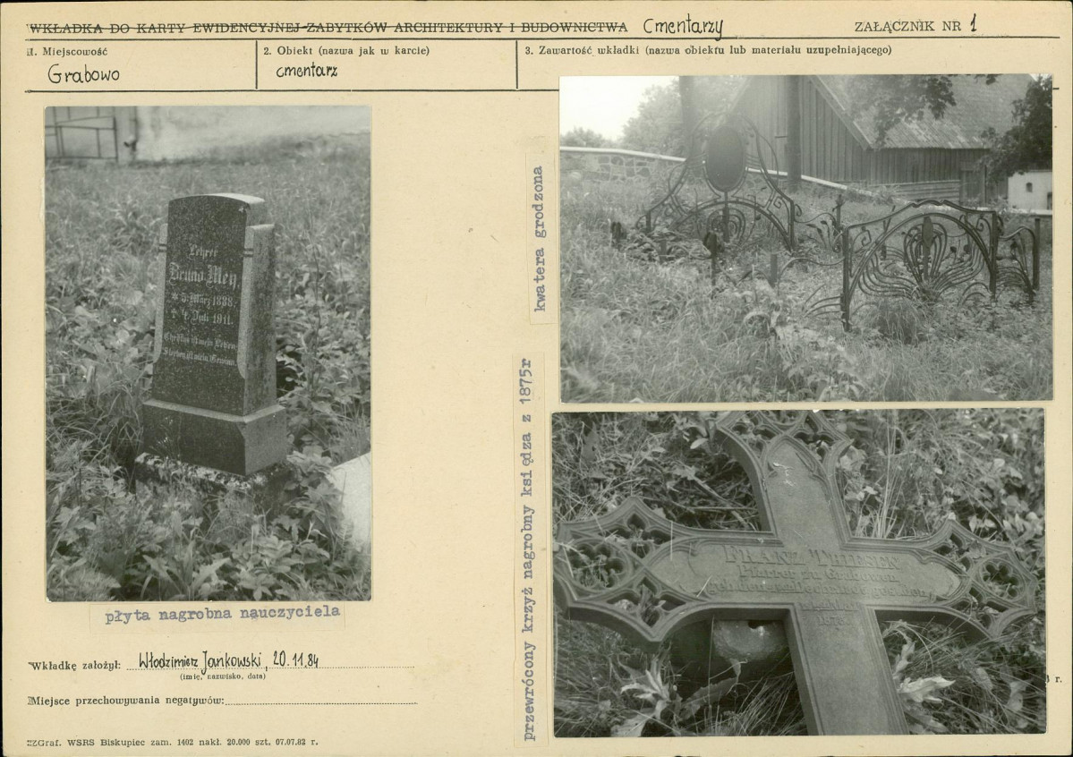 Karta cmentarza, skan nr 5