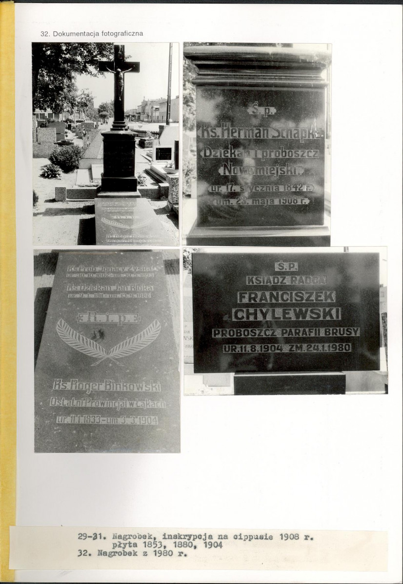 Karta cmentarza, skan nr 13