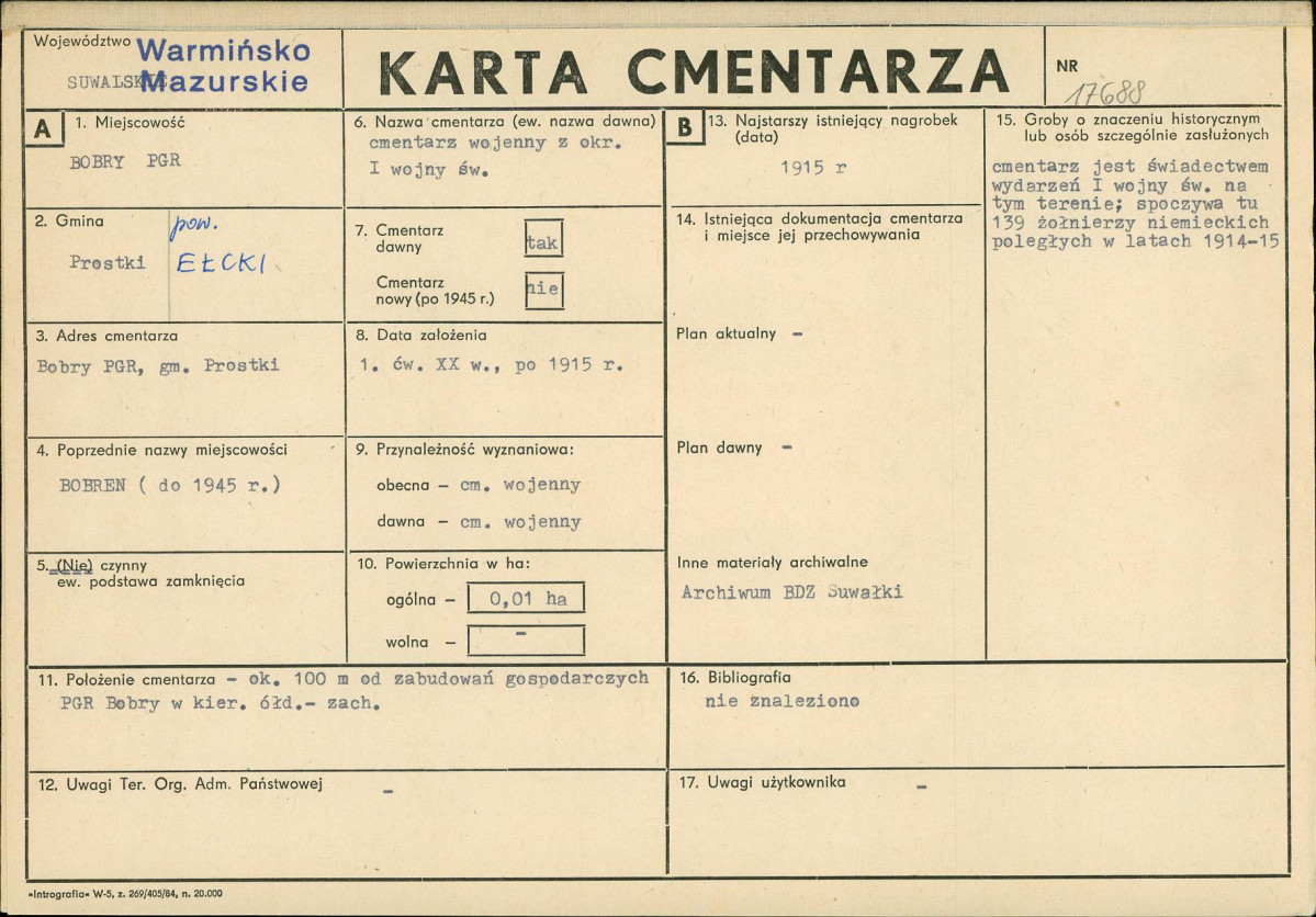 Karta cmentarza, skan nr 1