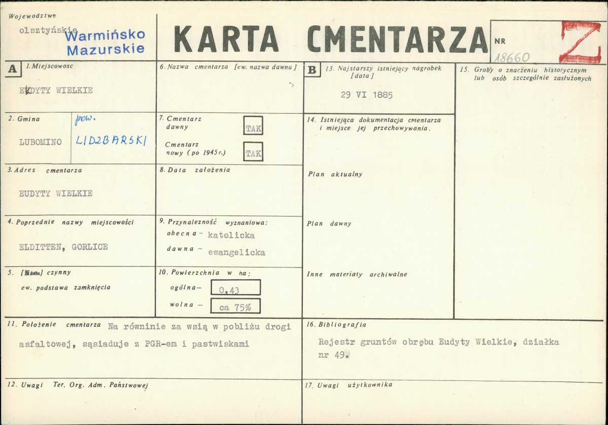 Karta cmentarza, skan nr 1