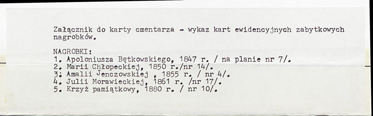 Karta cmentarza, skan nr 4