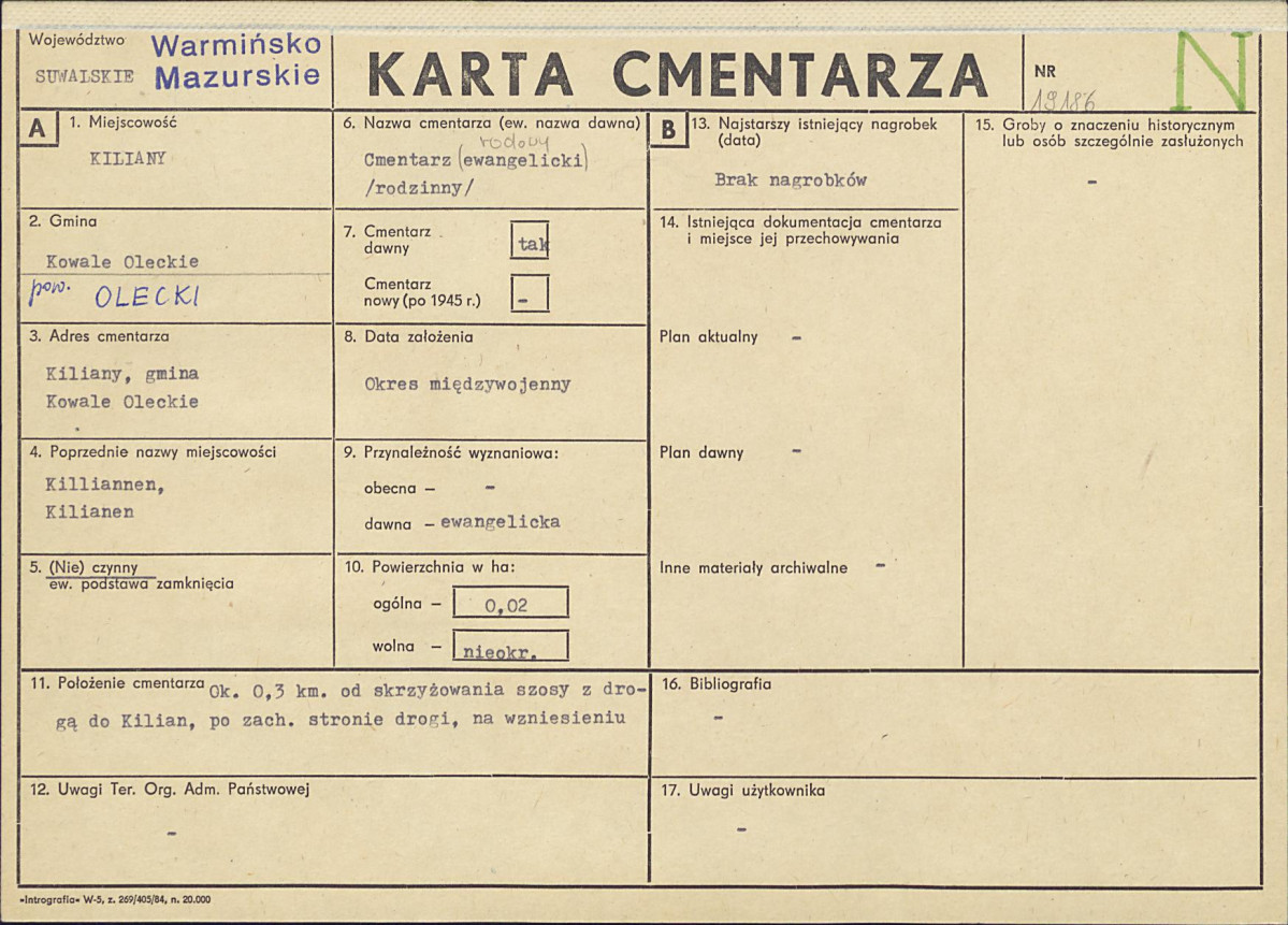 Karta cmentarza, skan nr 1