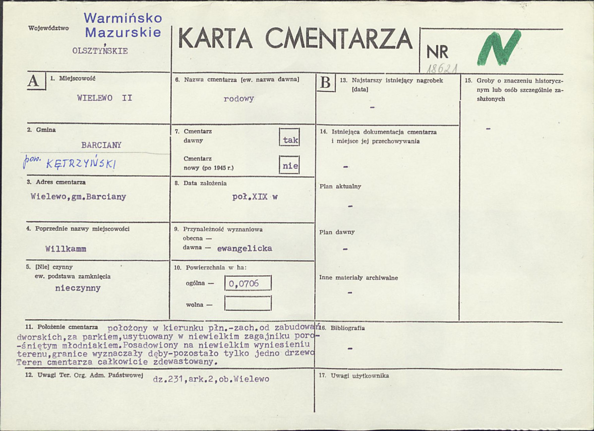 Karta cmentarza, skan nr 1