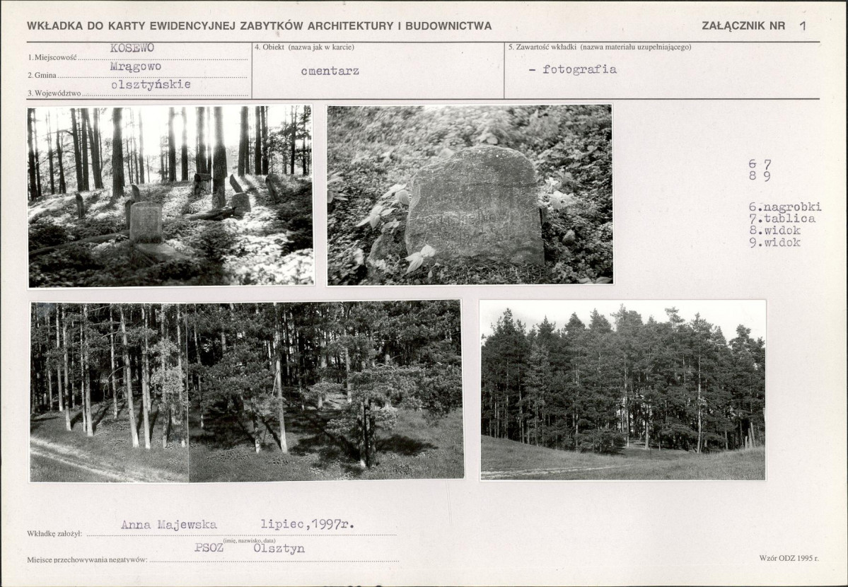 Karta cmentarza, skan nr 5