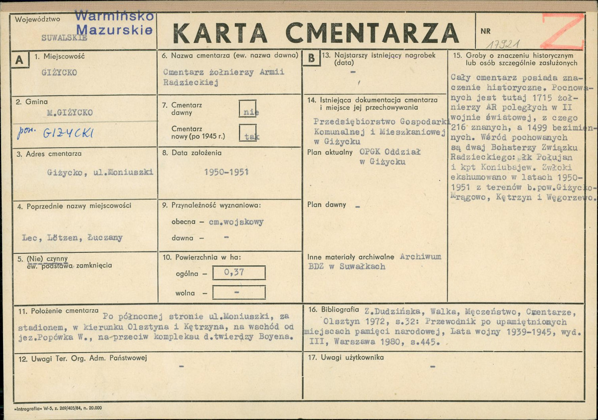 Karta cmentarza, skan nr 1