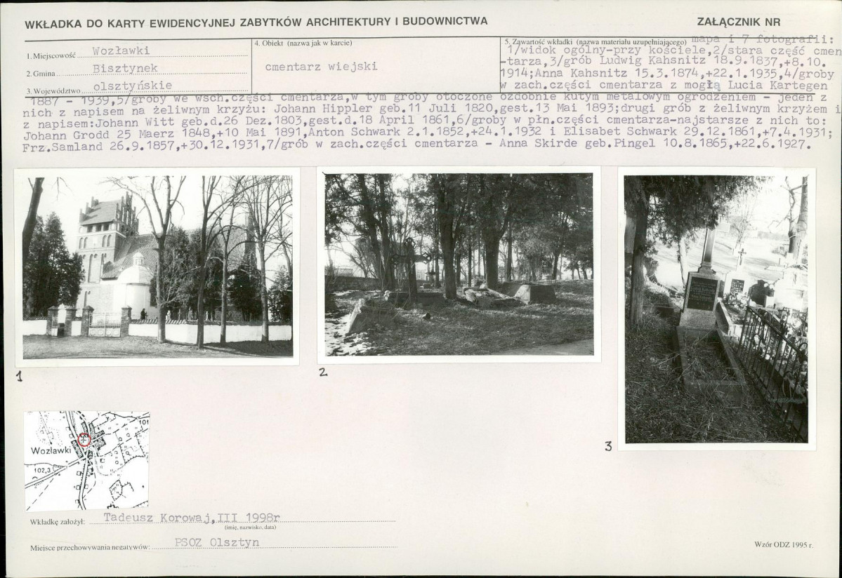 Karta cmentarza, skan nr 5
