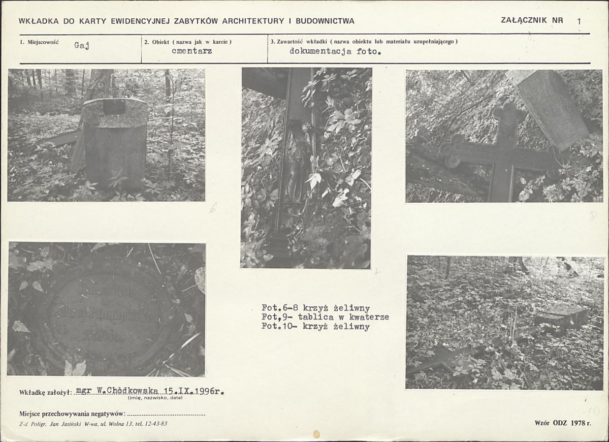 Karta cmentarza, skan nr 5