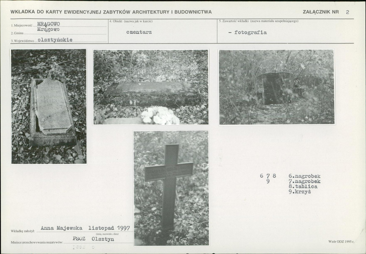 Karta cmentarza, skan nr 7