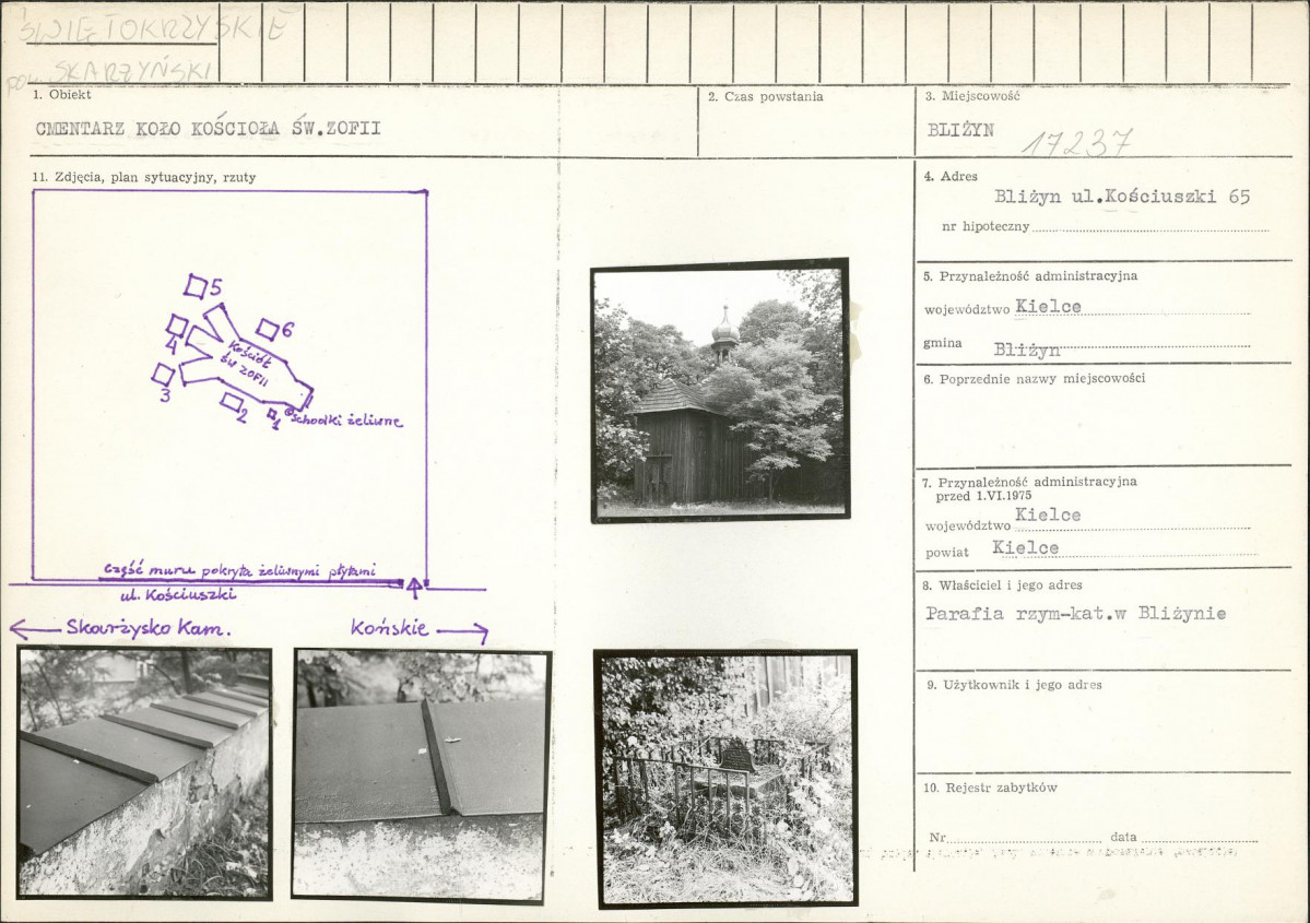 Karta cmentarza, skan nr 1