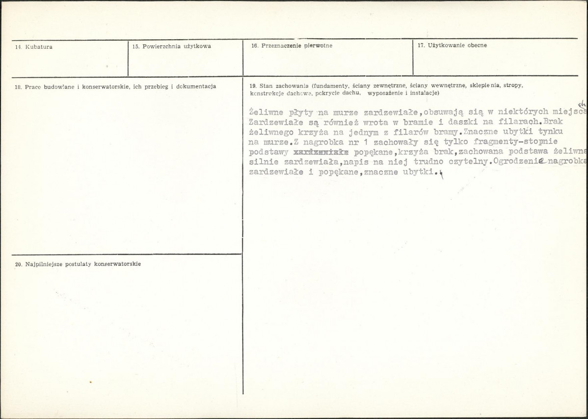 Karta cmentarza, skan nr 3