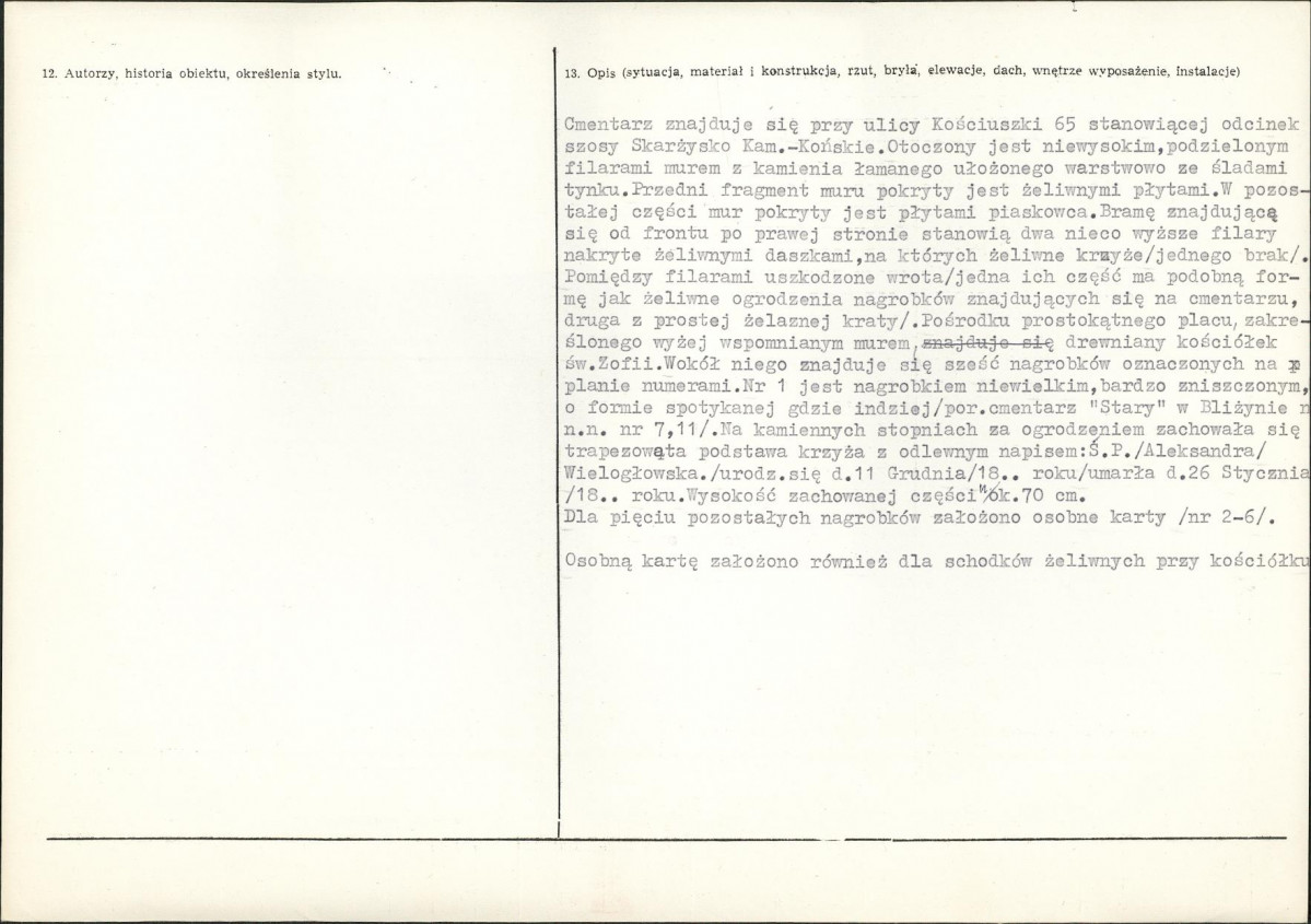 Karta cmentarza, skan nr 4