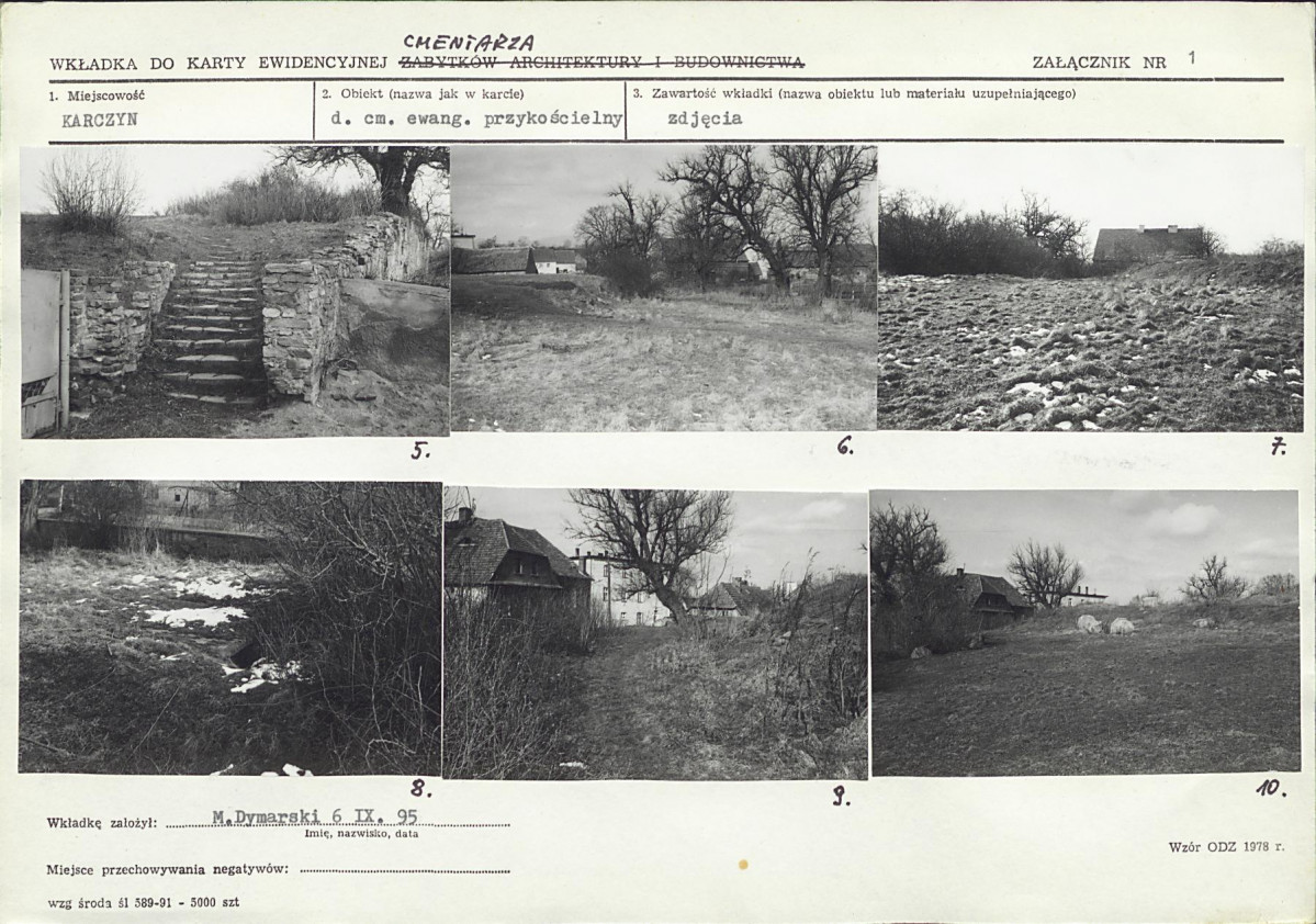 Karta cmentarza, skan nr 6