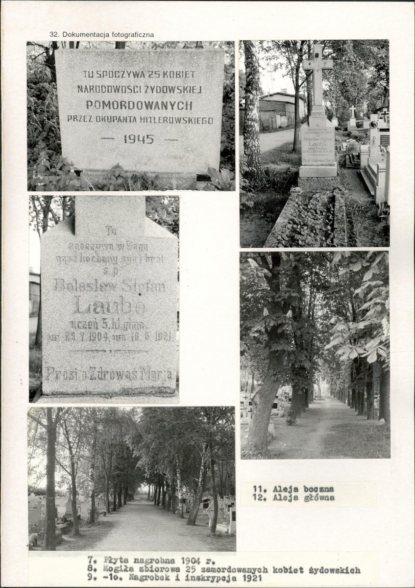 Karta cmentarza, skan nr 6