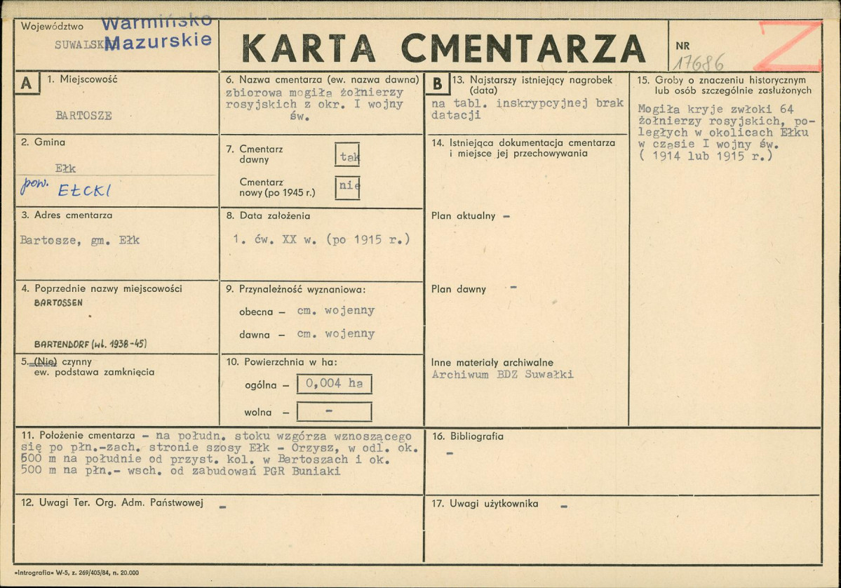 Karta cmentarza, skan nr 1