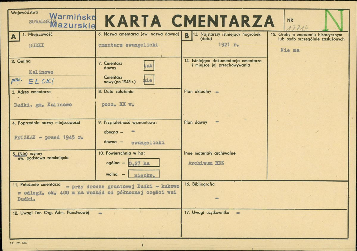 Karta cmentarza, skan nr 1