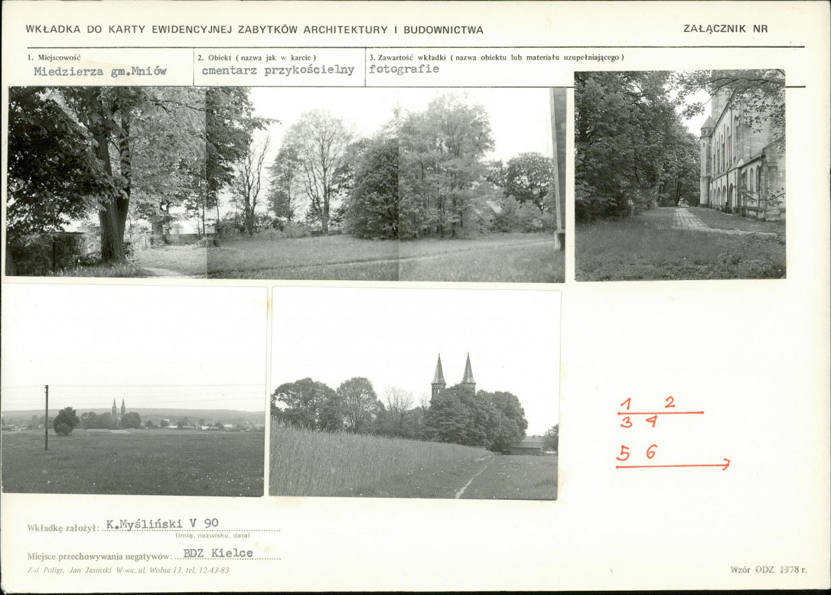 Karta cmentarza, skan nr 6