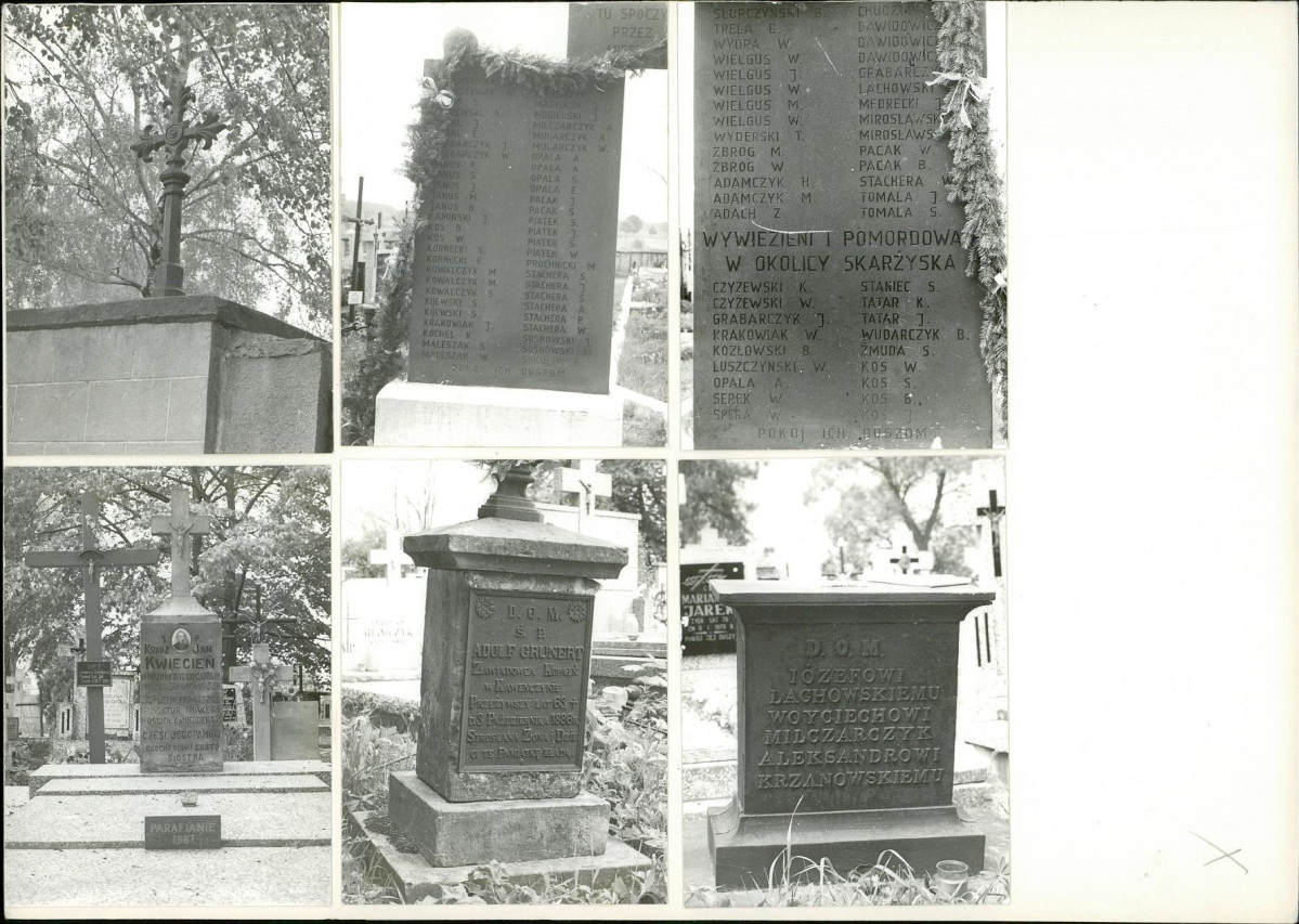 Karta cmentarza, skan nr 6