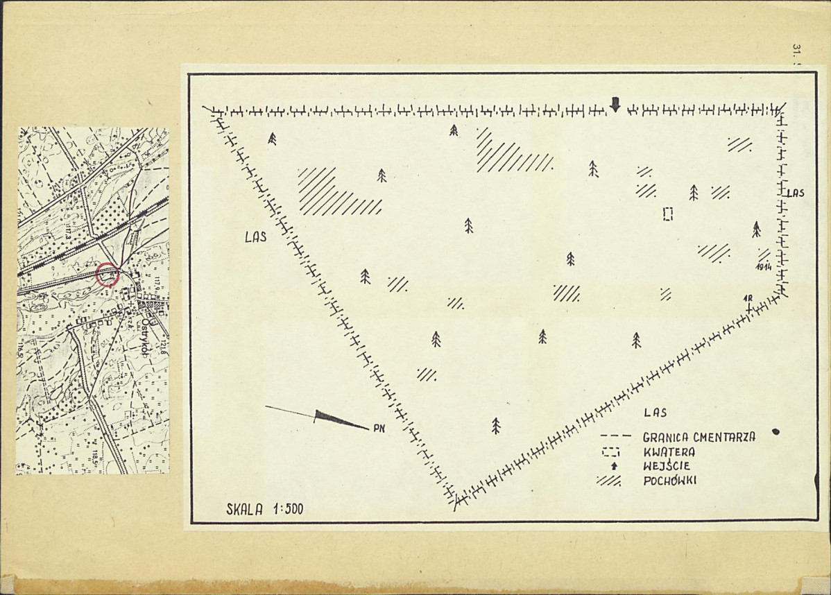 Karta cmentarza, skan nr 3