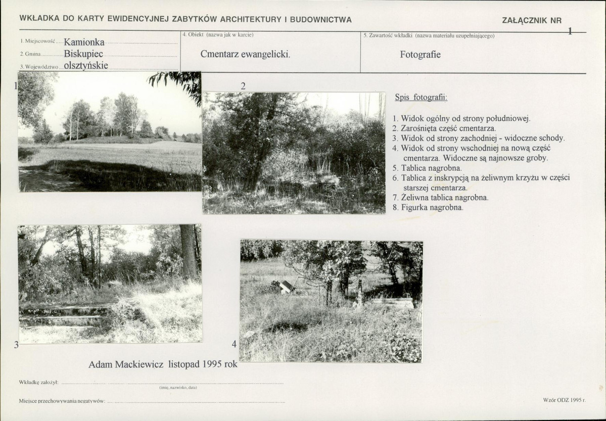 Karta cmentarza, skan nr 5