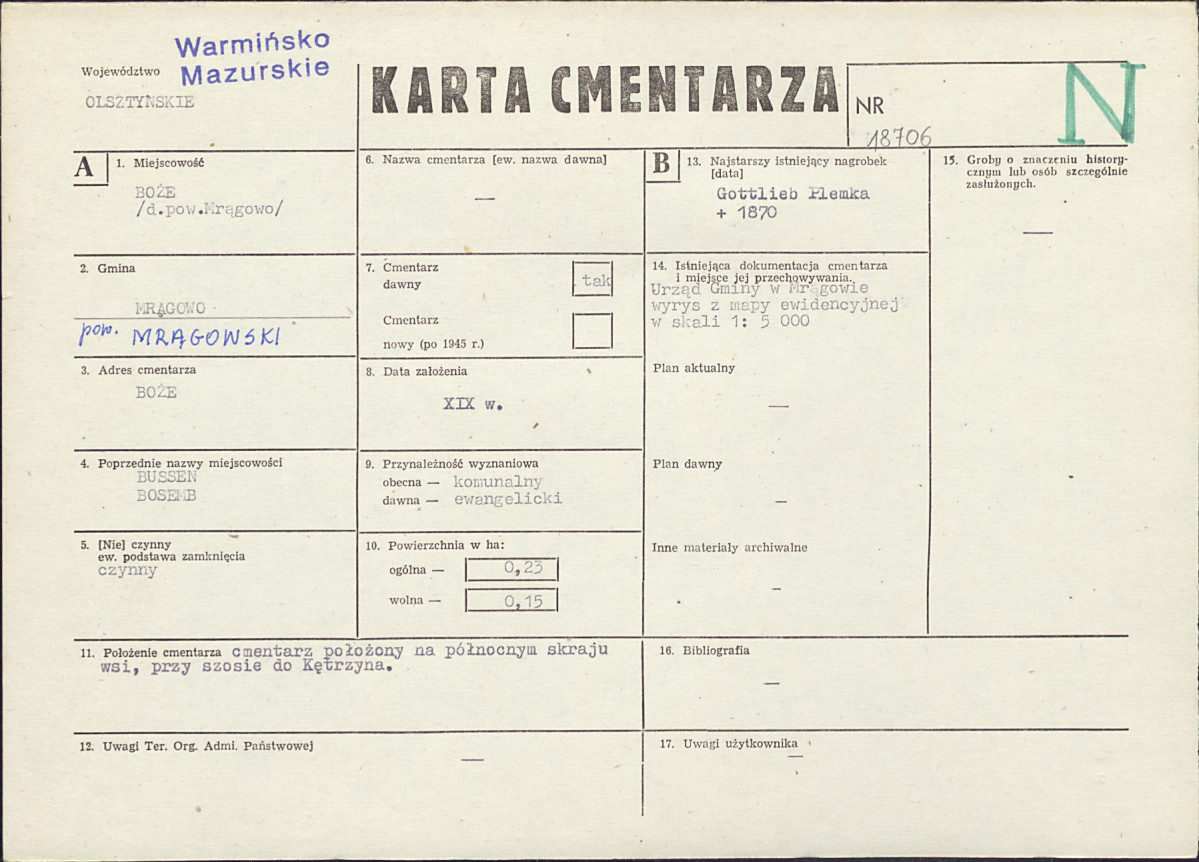 Karta cmentarza, skan nr 1