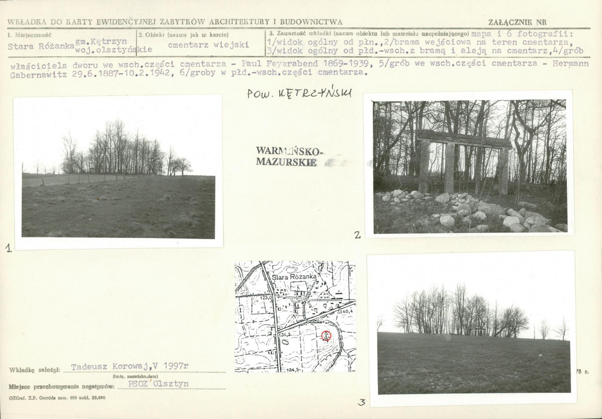 Karta cmentarza, skan nr 5