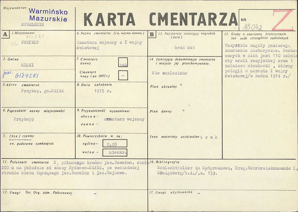 Karta cmentarza, skan nr 1