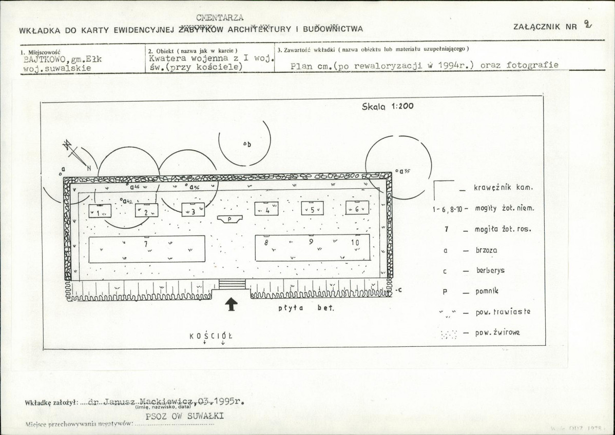 Karta cmentarza, skan nr 6