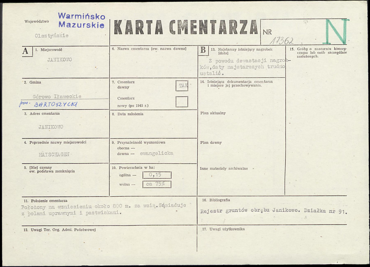 Karta cmentarza, skan nr 1