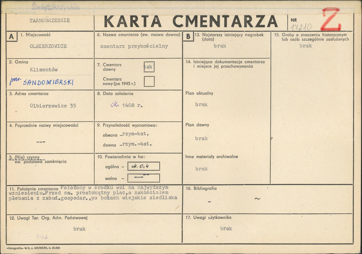 Karta cmentarza, skan nr 1