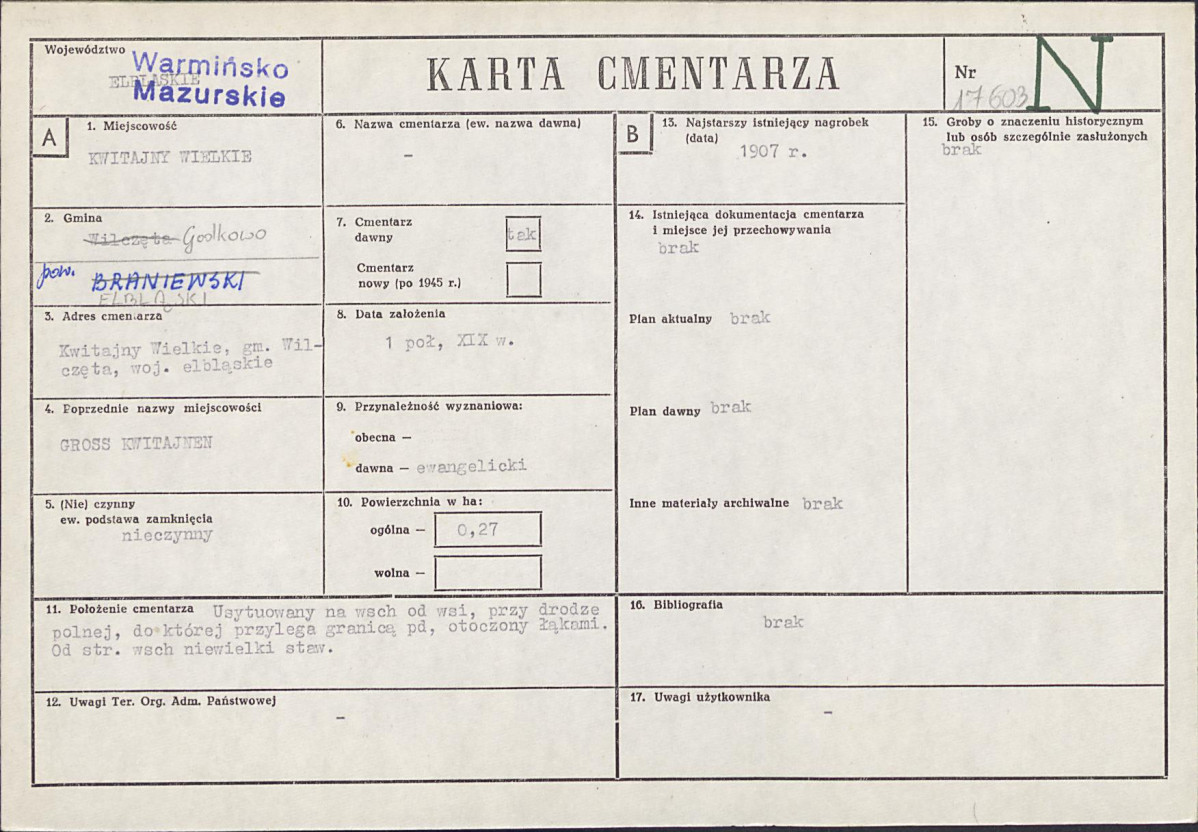 Karta cmentarza, skan nr 1