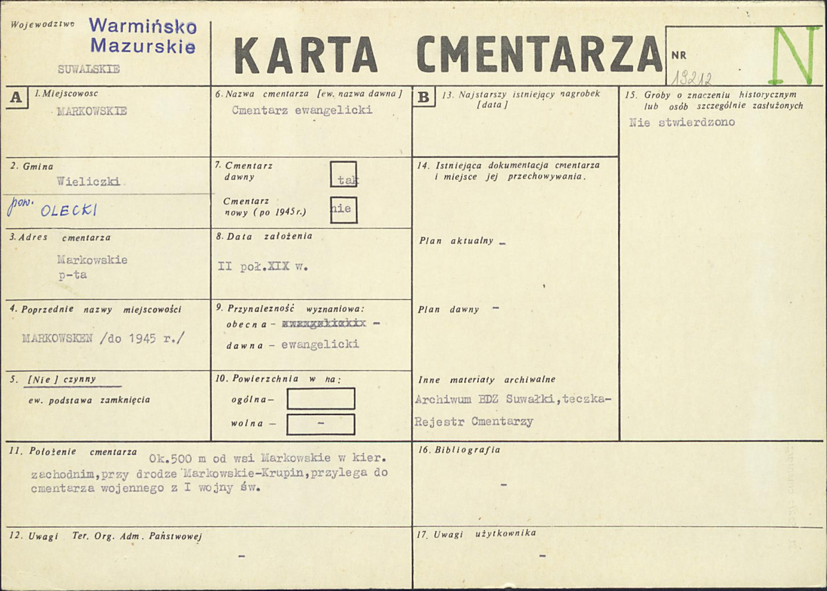 Karta cmentarza, skan nr 1