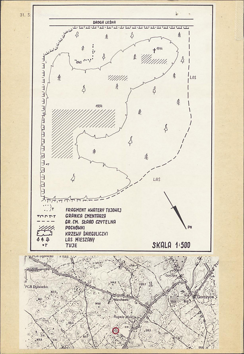 Karta cmentarza, skan nr 3