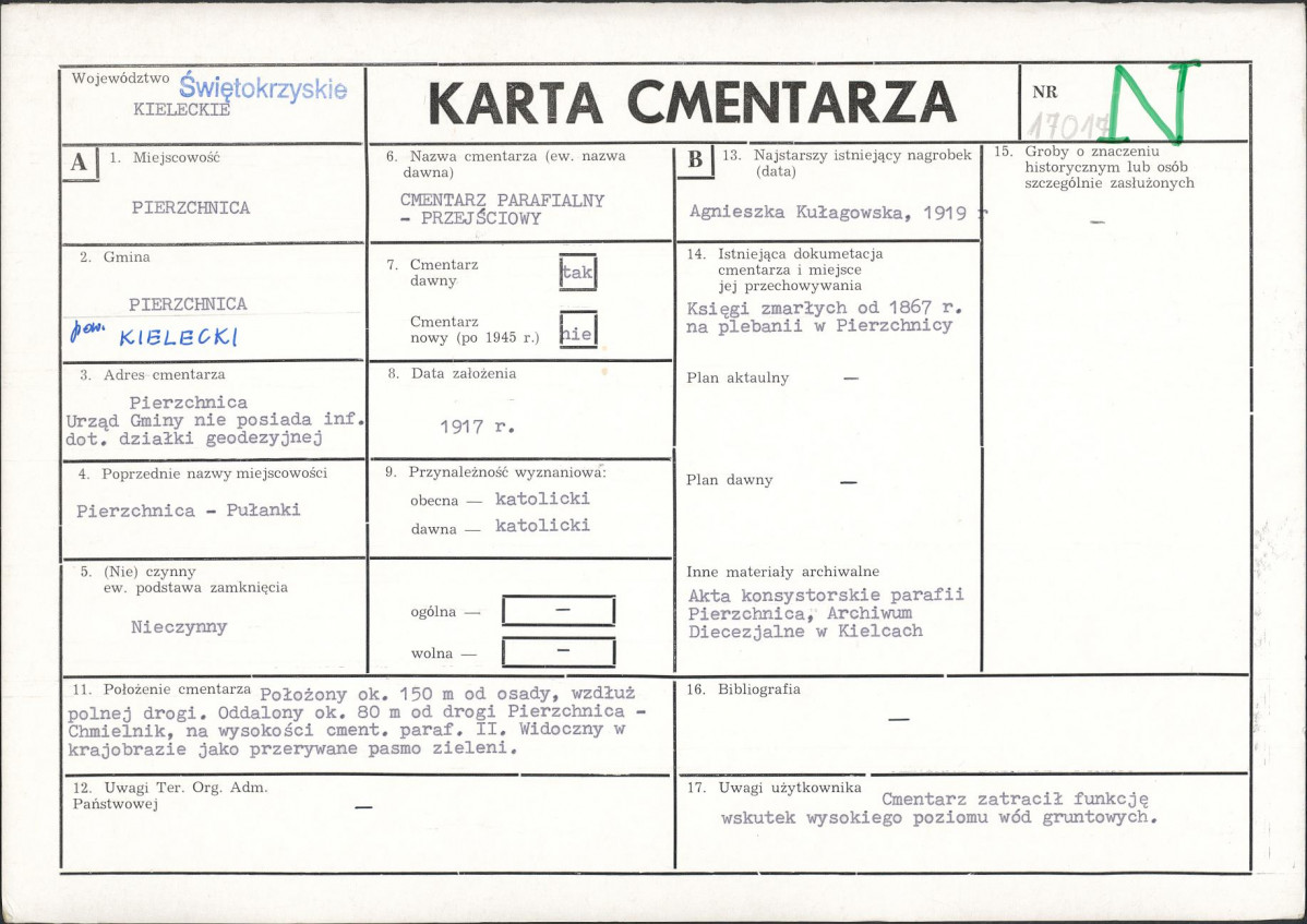 Karta cmentarza, skan nr 1