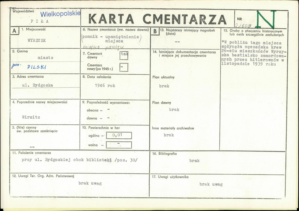 Karta cmentarza, skan nr 1