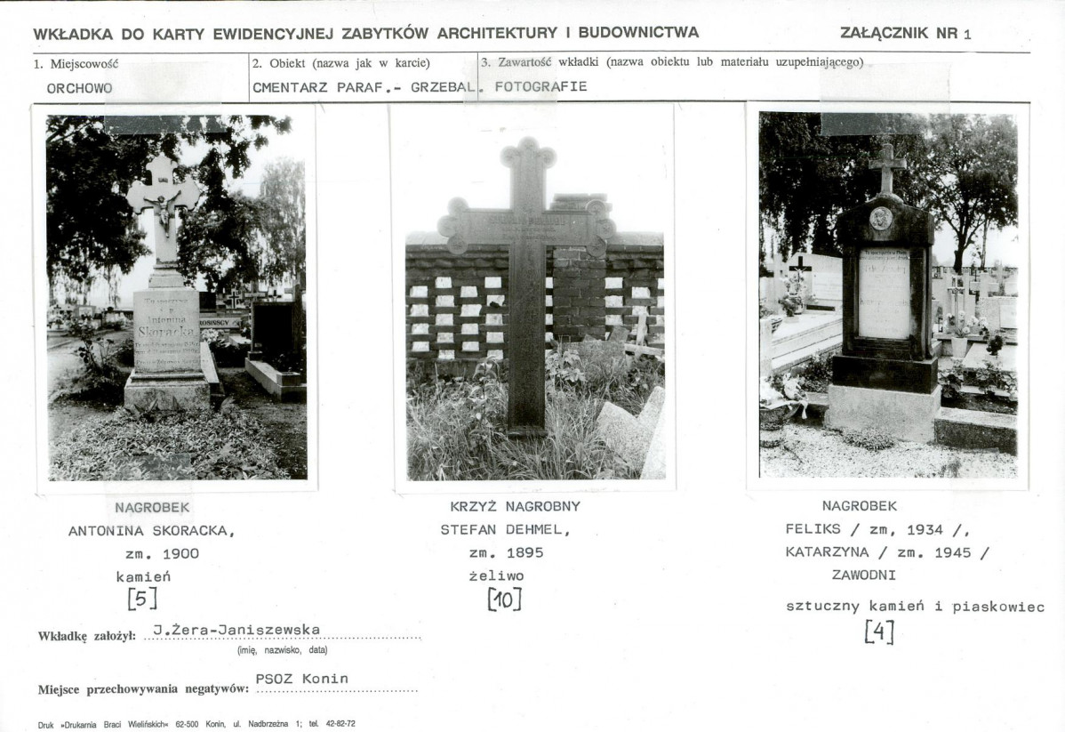 Karta cmentarza, skan nr 6