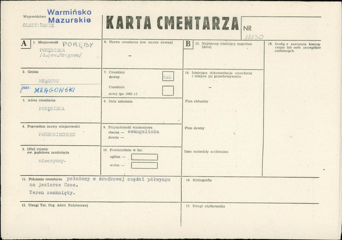 Karta cmentarza, skan nr 1