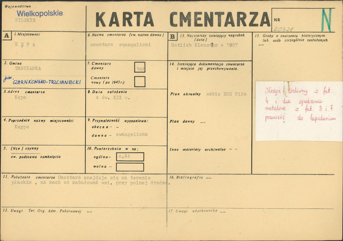 Karta cmentarza, skan nr 1