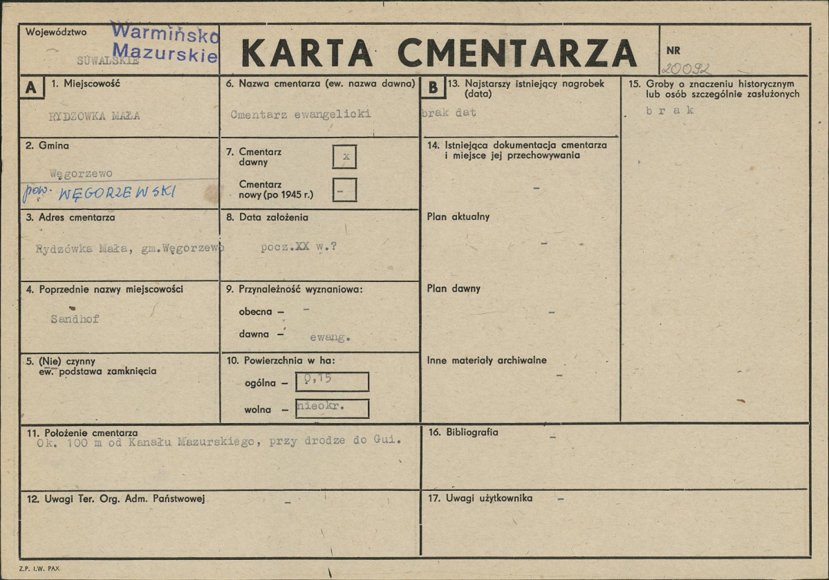 Karta cmentarza, skan nr 1