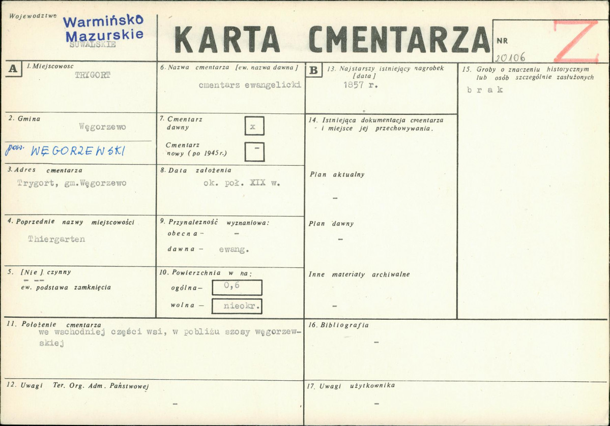 Karta cmentarza, skan nr 1