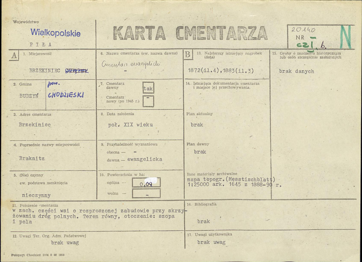 Karta cmentarza, skan nr 1