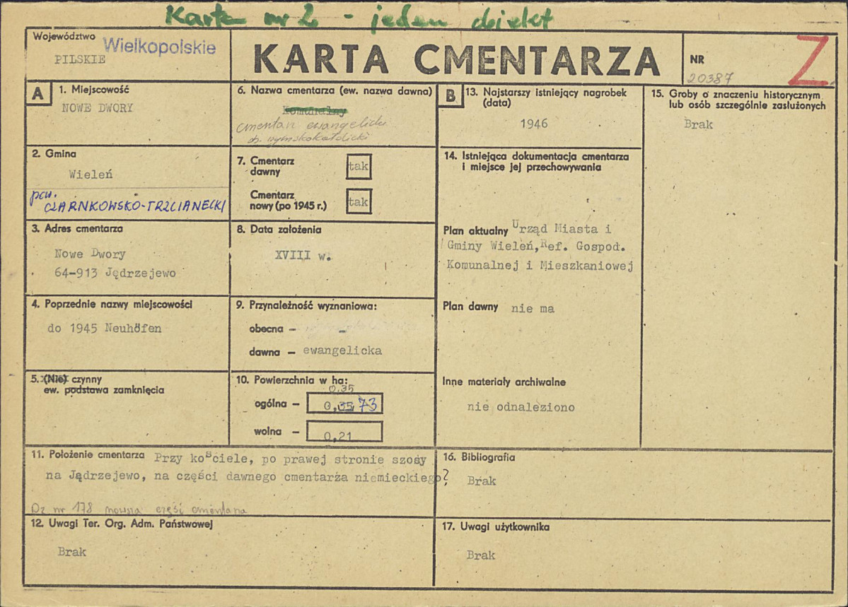 Karta cmentarza, skan nr 1